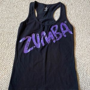Black Zumba top. Large.